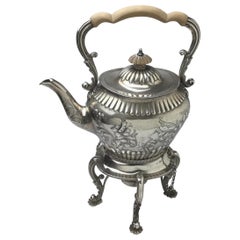 Used English Sterling Tip Kettle by Mappin & Web, London, 1893-1895