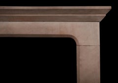 English Stone Fireplace, Gothic Style, Early 20th Century, 57.25" Wide