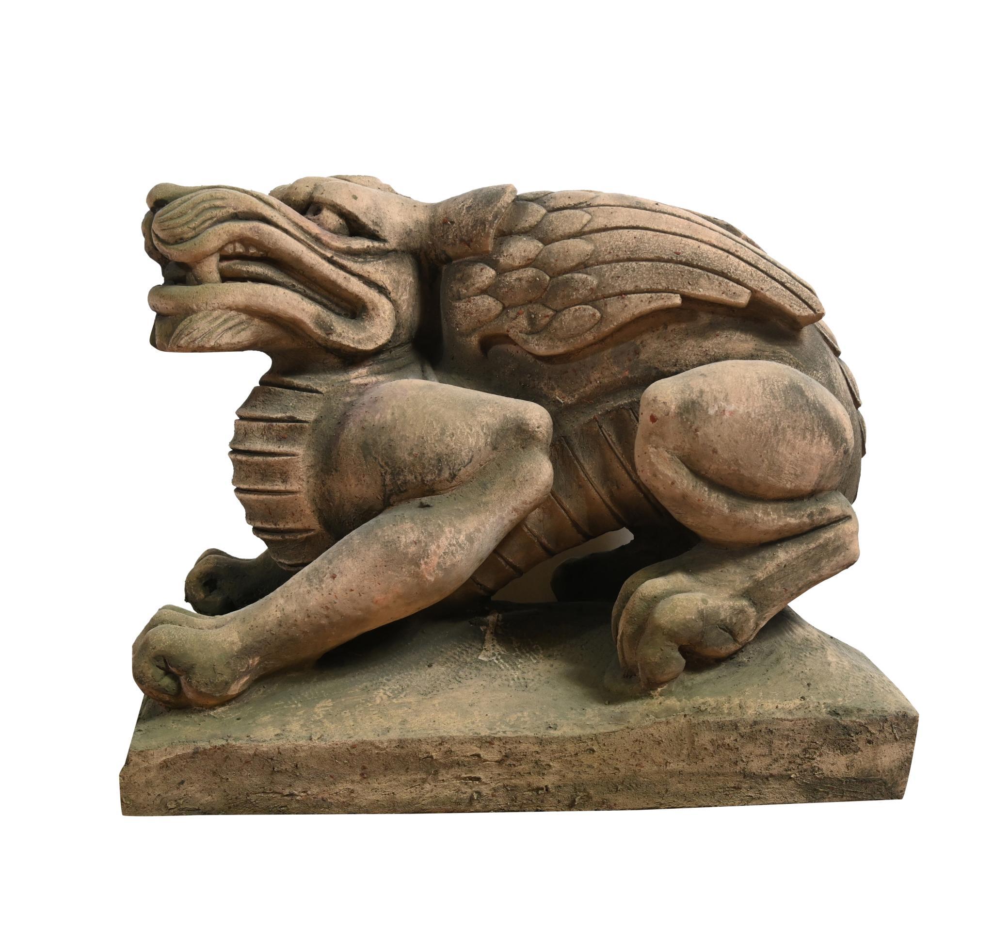 Statua da giardino Gargoyle in pietra inglese In condizioni buone in vendita a Potters Bar, GB
