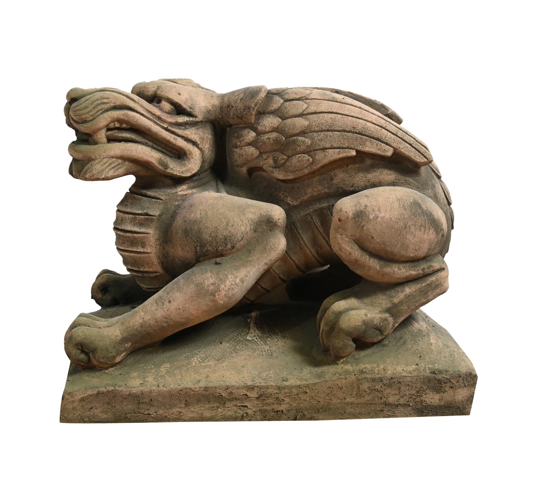 Fine XX secolo Statua da giardino Gargoyle in pietra inglese in vendita
