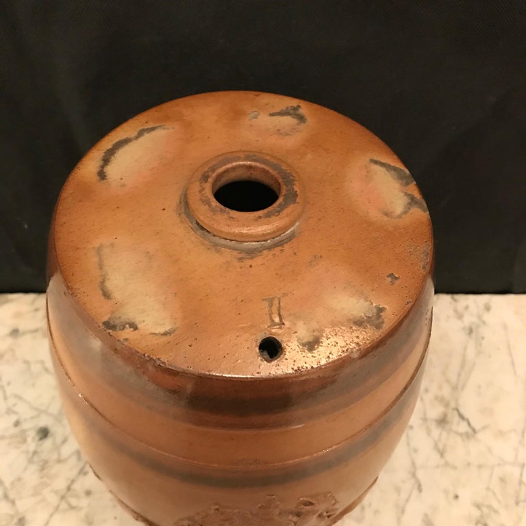 English Stoneware Antique Spirit Sherry Barrel For Sale at 1stDibs