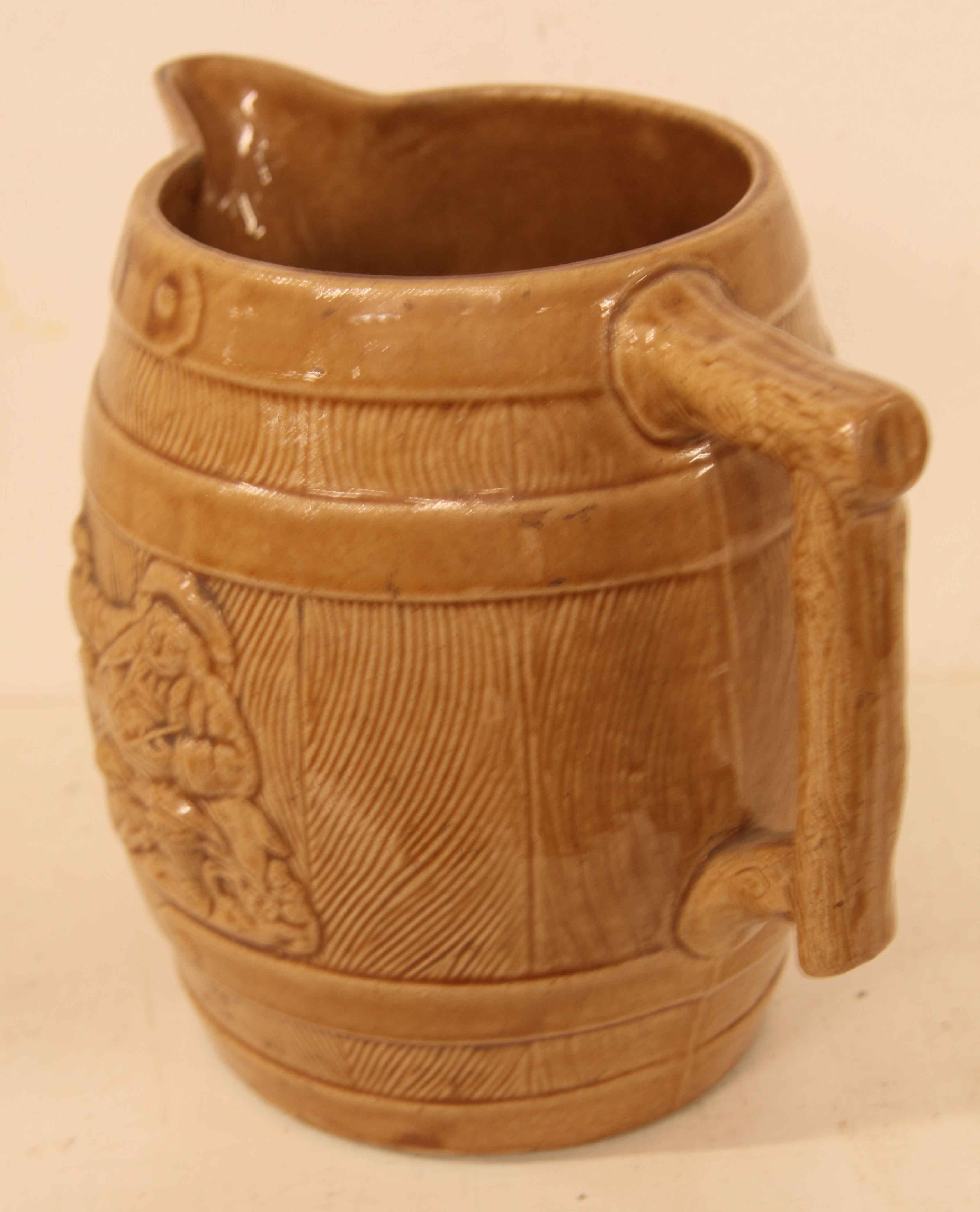 Early 20th Century English Stoneware Pitcher For Sale
