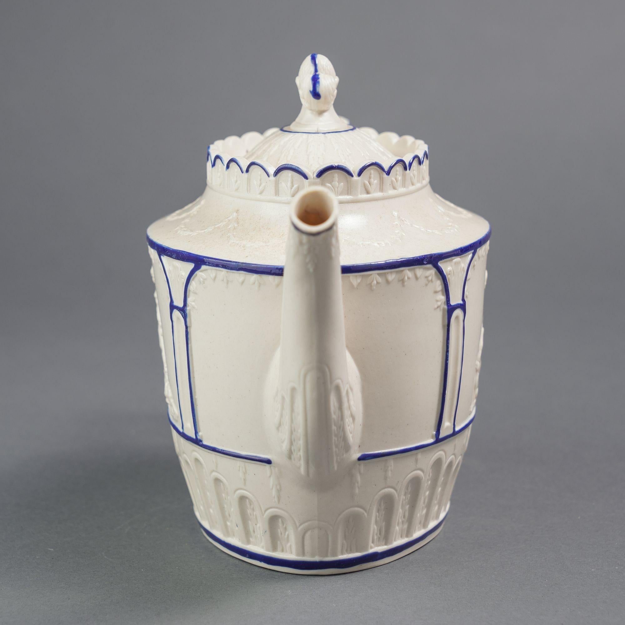 Théière anglaise en grès de Castleford, vers 1810 en vente 1