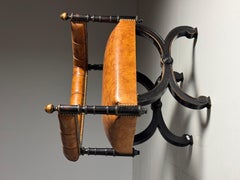 English Stool leather classic 20th century