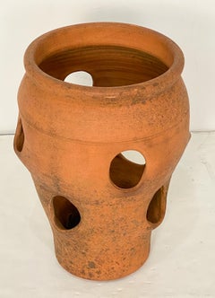 English Strawberry Planter Pots of Terracotta - Two Available