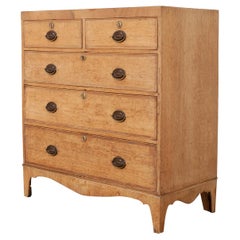 English Stripped Mahogany Chest of Drawers