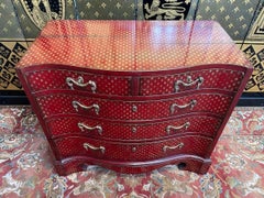 English Style Chest of Drawers with Fleur-De-Lis Design, 20th Century