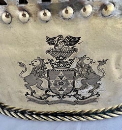 English Style Double Wine Cooler w/ Coat of Arms