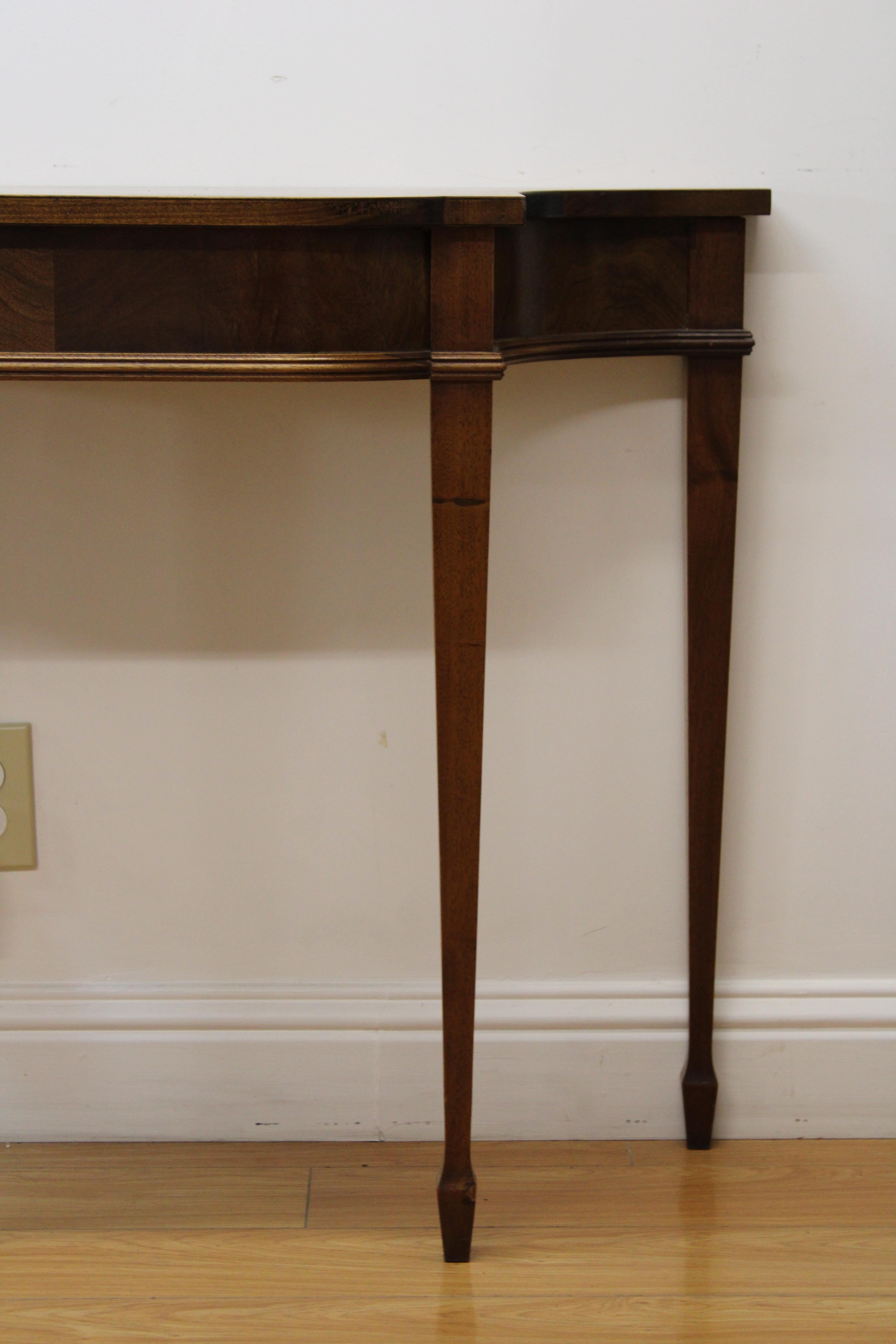 C. Early 20th Century

English Style Entry Hallway Table w/ Tapered Legs
