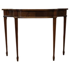 English Style Entry Hallway Table w/ Tapered Legs