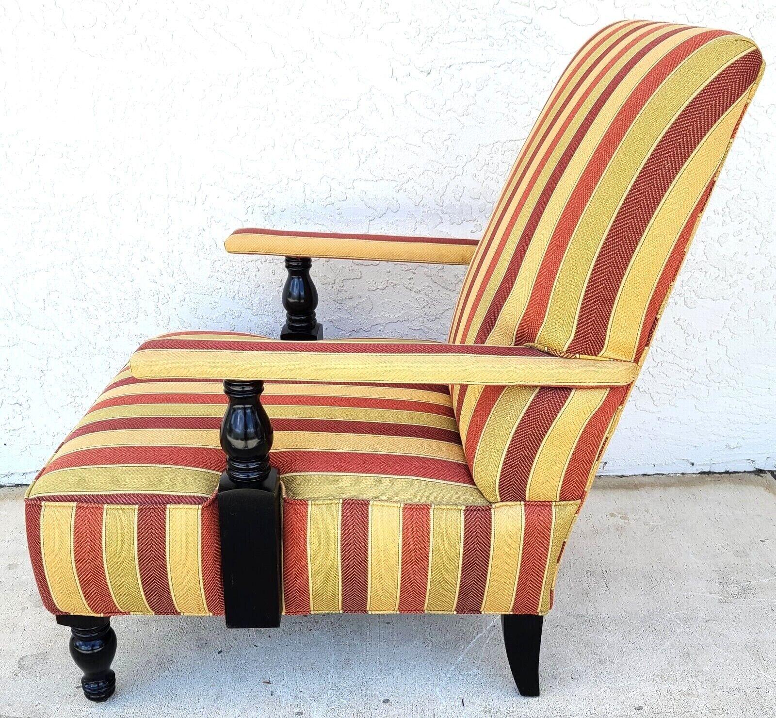 Late 20th Century English Style Lounge Chair by Drexel Heritage For Sale