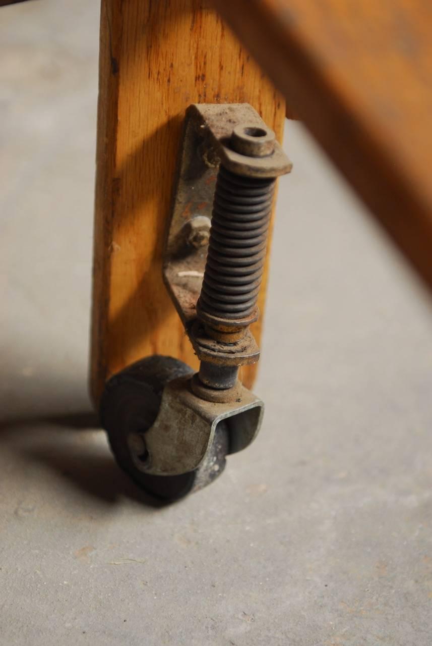 English Style Oak Library Ladder Staircase 9