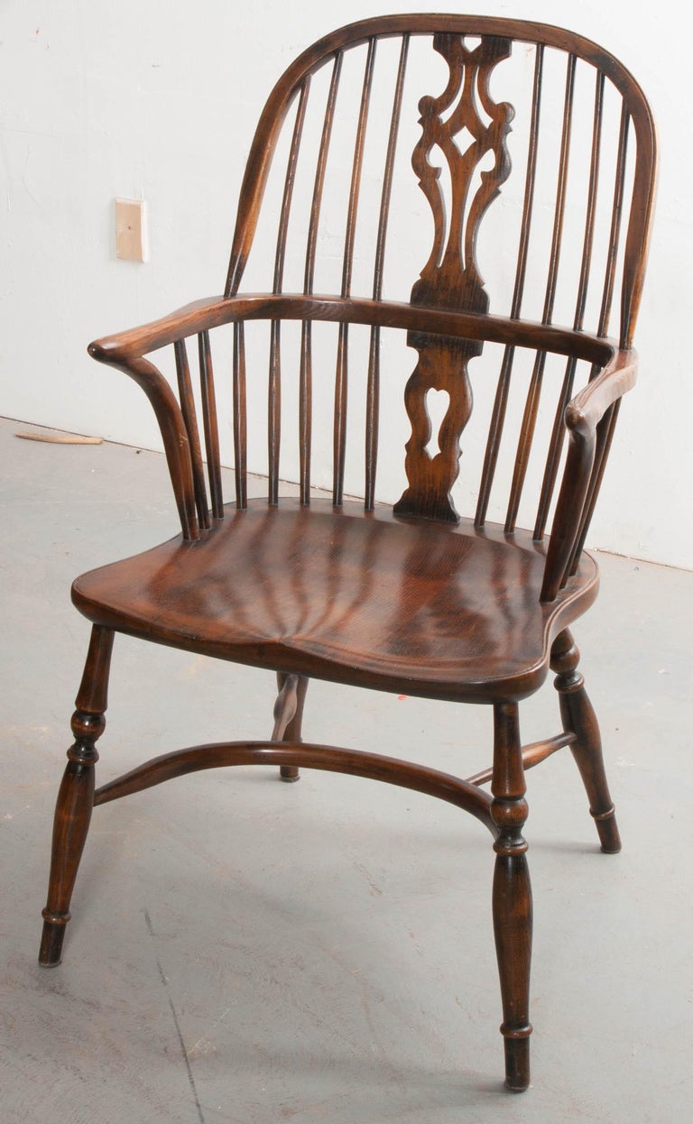 English Style Oak Windsor Chair Set at 1stDibs oak windsor dining