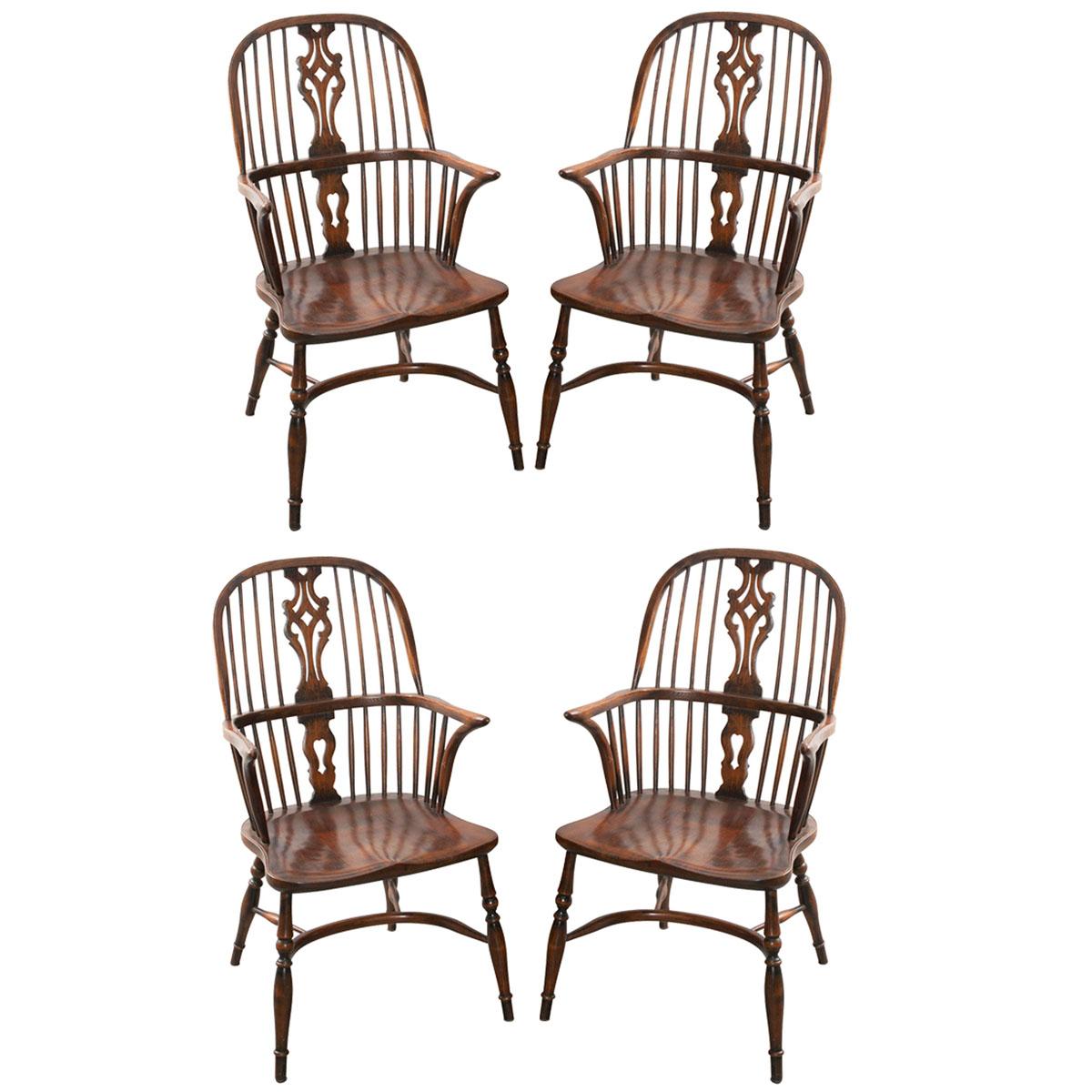 English Style Oak Windsor Chair Set At 1stDibs Oak Windsor Dining English Style Oak Windsor Chair Set At 1stDibs Oak Windsor Dining