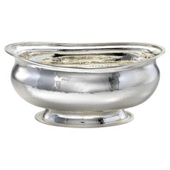 English style Oval Silver Centerpiece Bowl