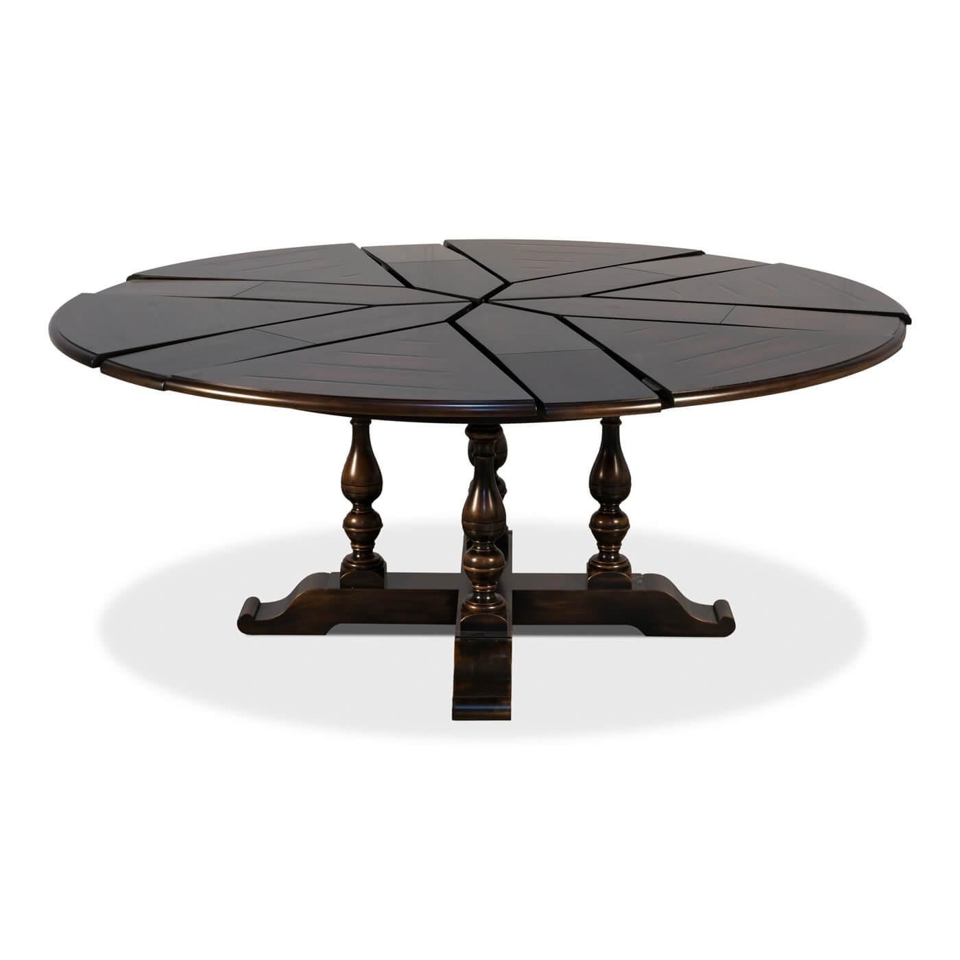 60 round extendable dining table