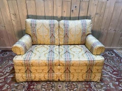 English style sofa in silk - damask
