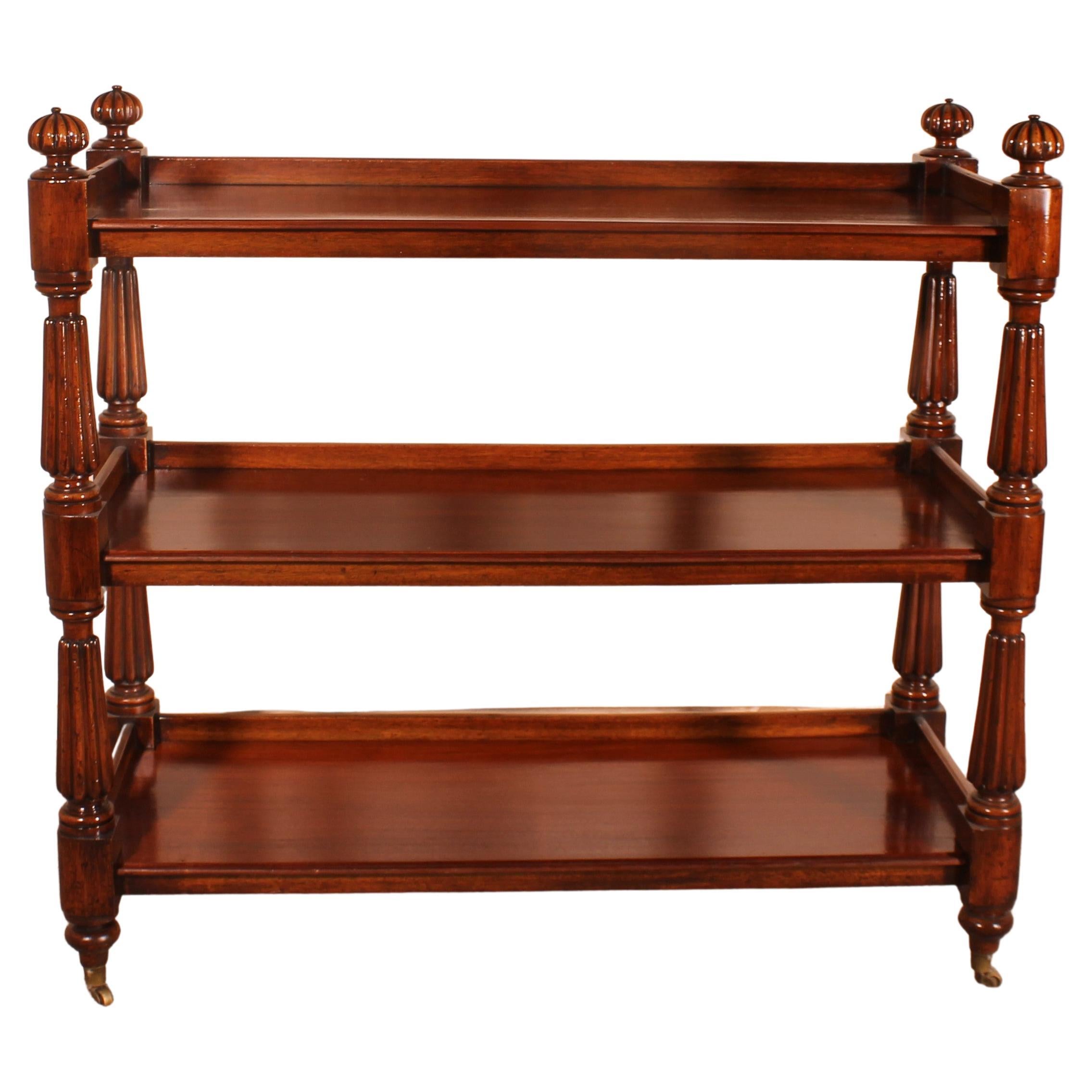 Console Buffet Baroque Rococo - Fini Or Antique - Étagère Luxueuse 115 Cm