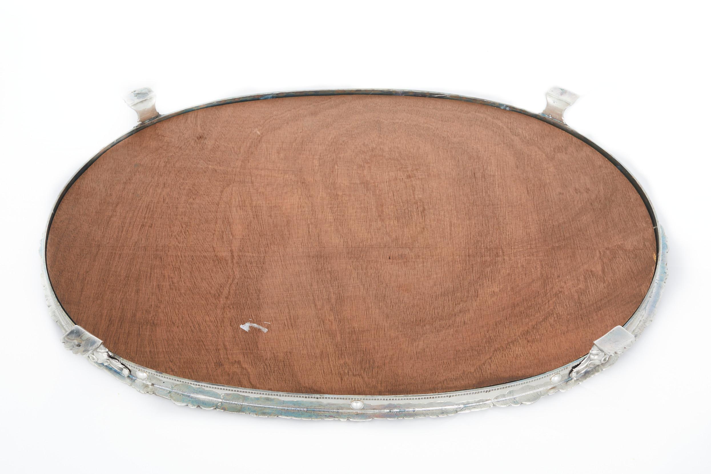 English Surtout-De-Table Mirrored Plateau For Sale 5