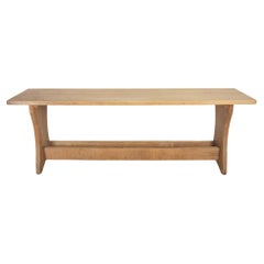 English Sycamore and Pine Refectory Table