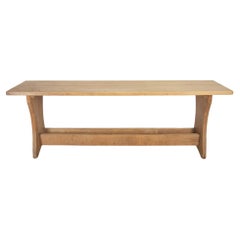 Antique English Sycamore and Pine Refectory Table