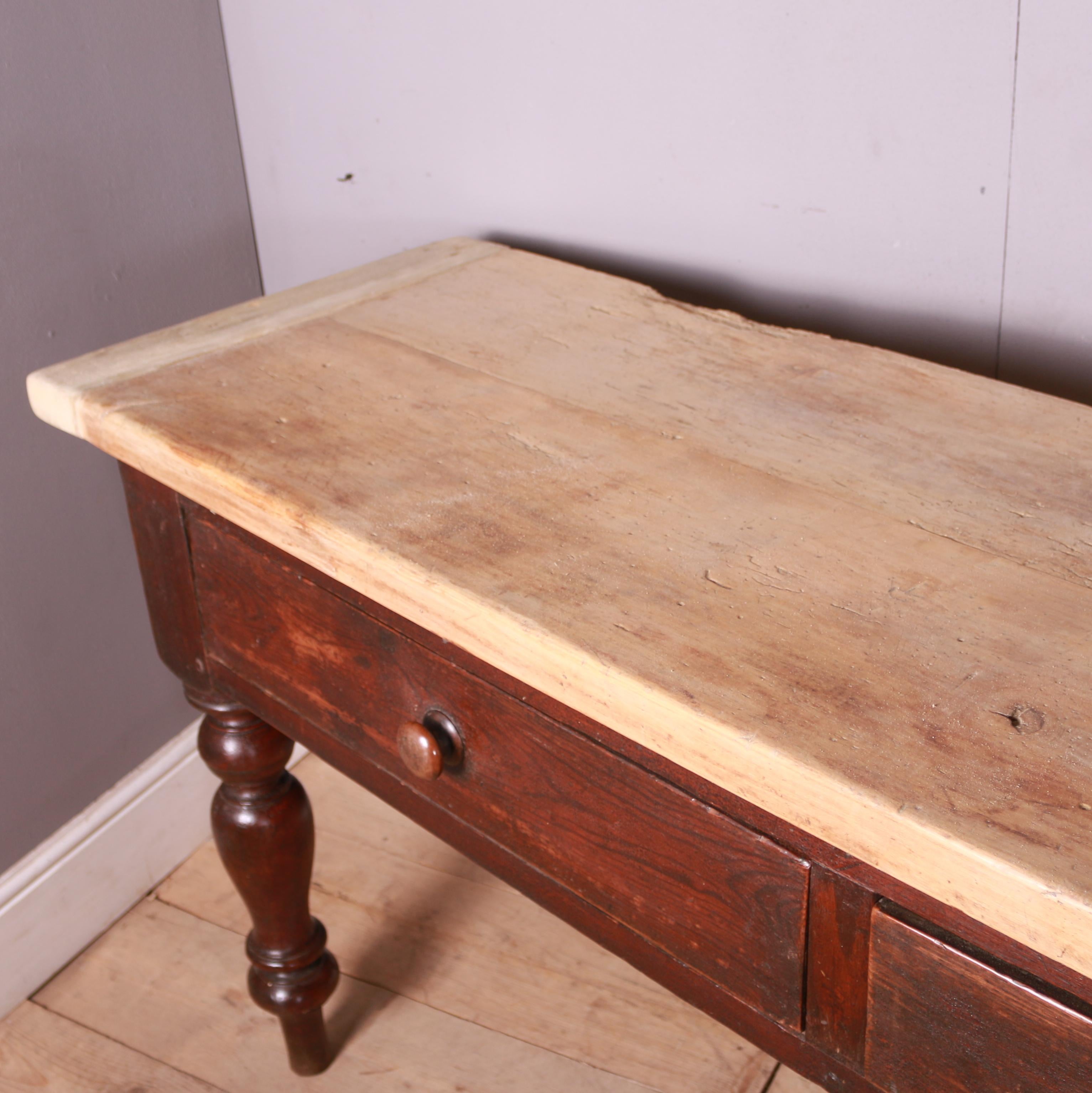 English Sycamore Topped Dairy Dresser In Good Condition In Leamington Spa, Warwickshire