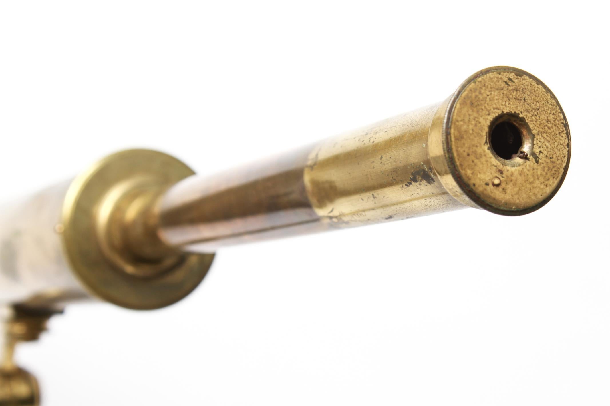 English Tabletop Telescope in Solid Brass 1