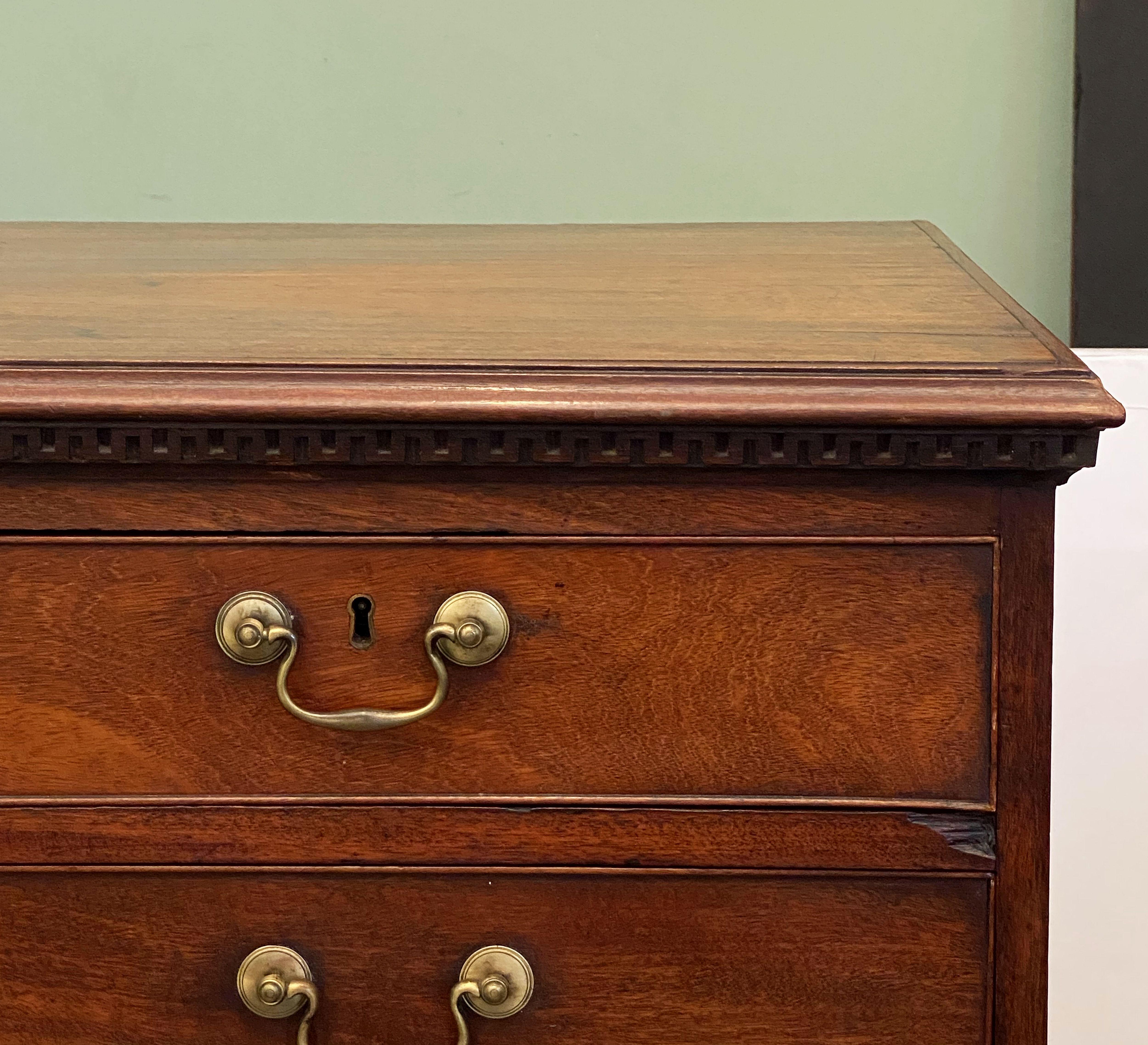 English Tall Chest or High Chest of Drawers from the Georgian Era 2