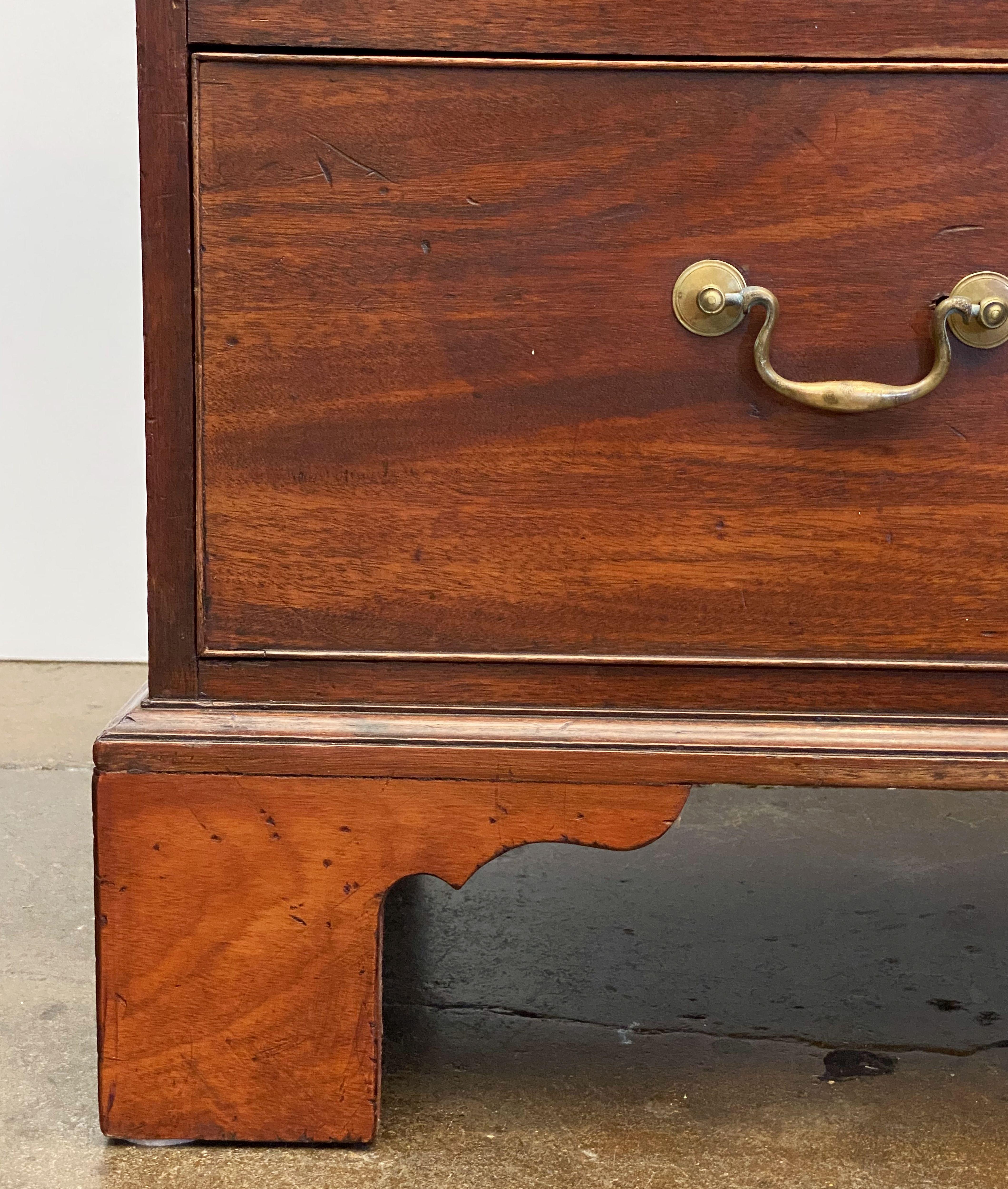 English Tall Chest or High Chest of Drawers from the Georgian Era 9