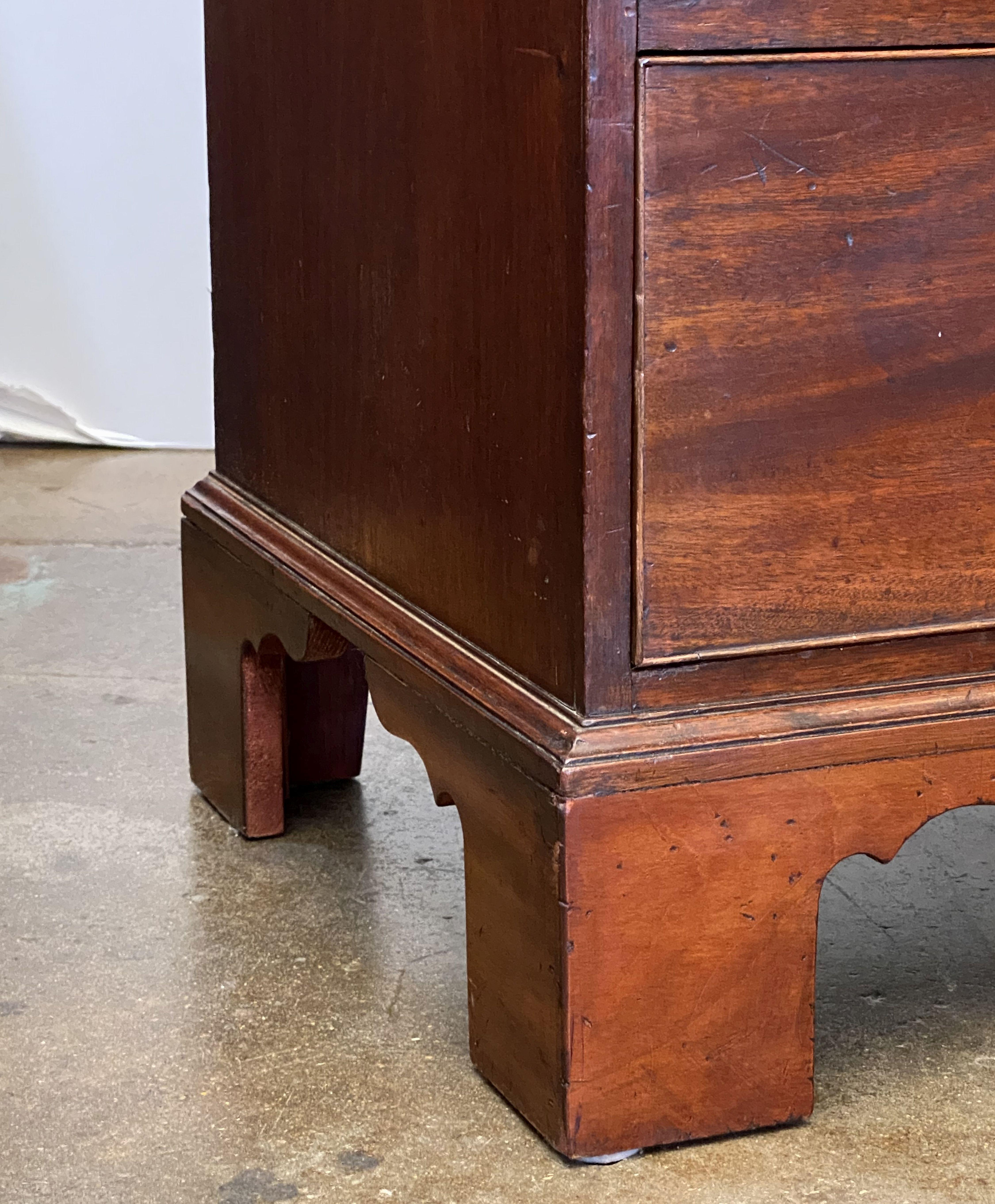 English Tall Chest or High Chest of Drawers from the Georgian Era 10