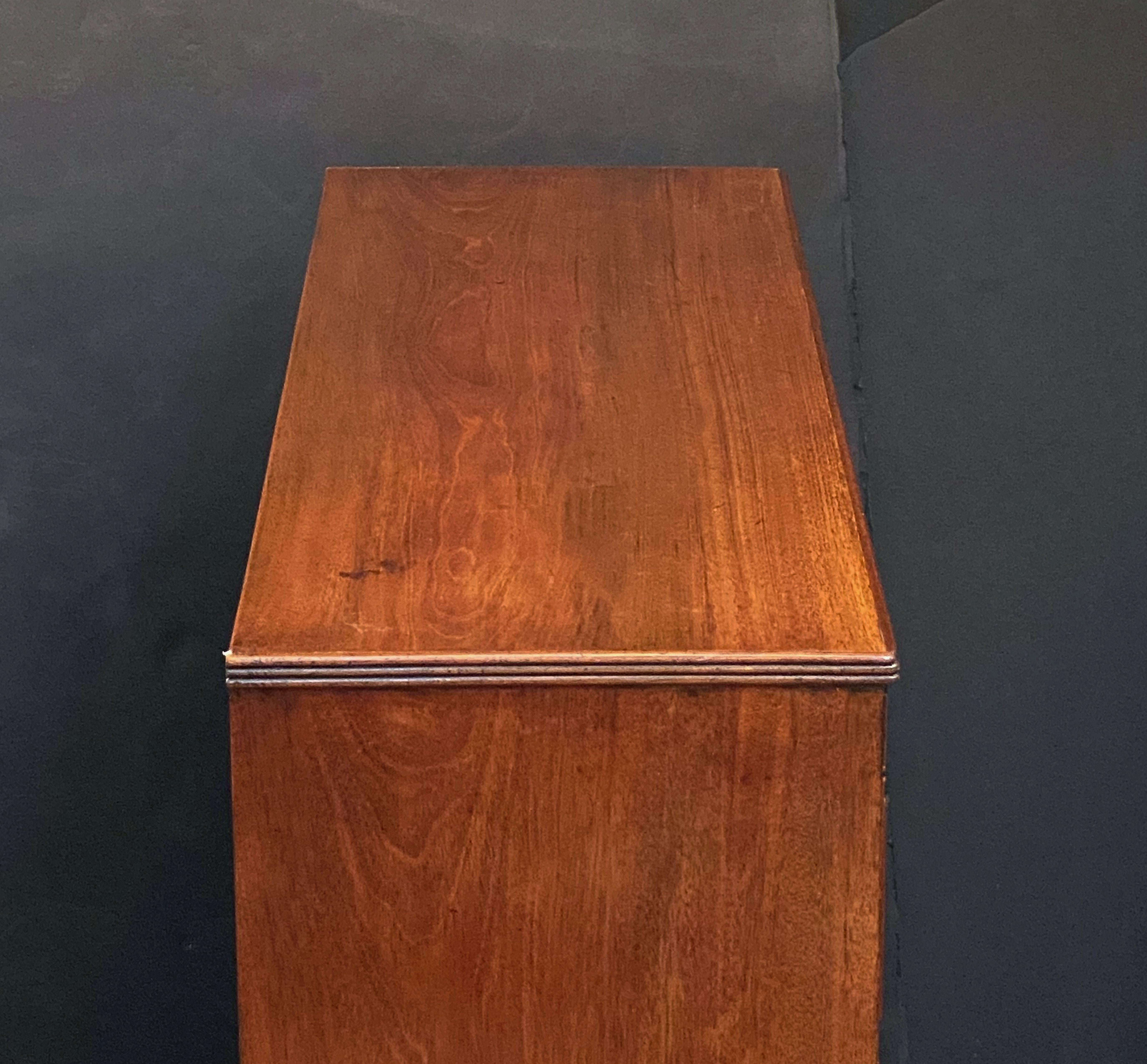 English Tall Chest or High Chest of Drawers of Mahogany 6