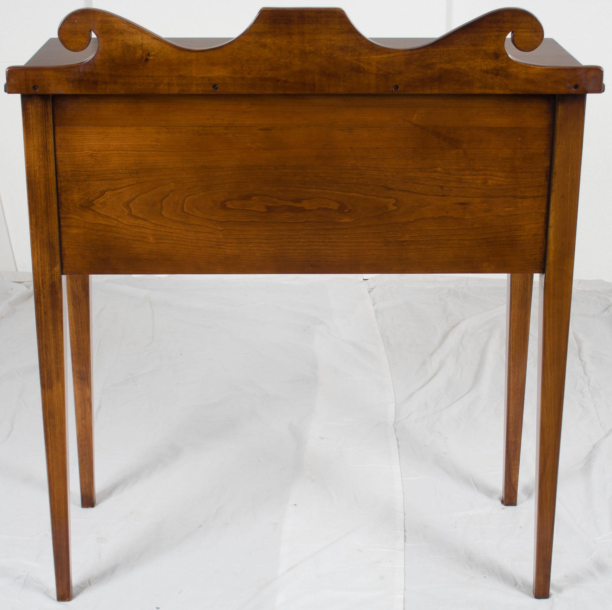 English Tall Two-Drawer Cherry Huntboard Server Sideboard For Sale 5