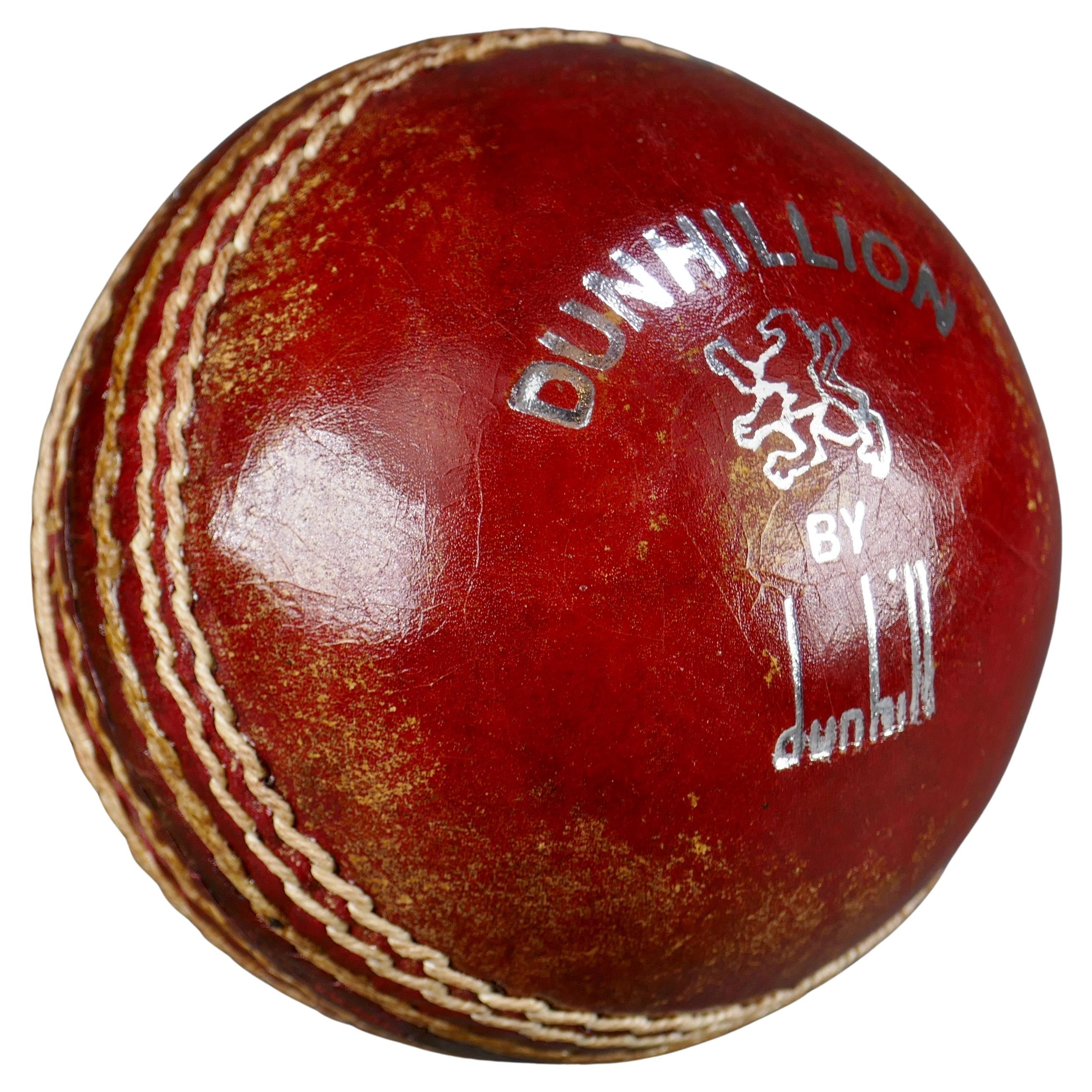 English Tanned Leather Dunhillion by Dunhill of London Club Cricket Ball