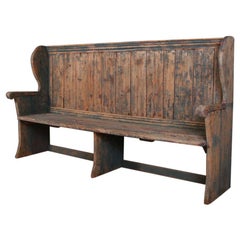 Antique English Tavern Settle