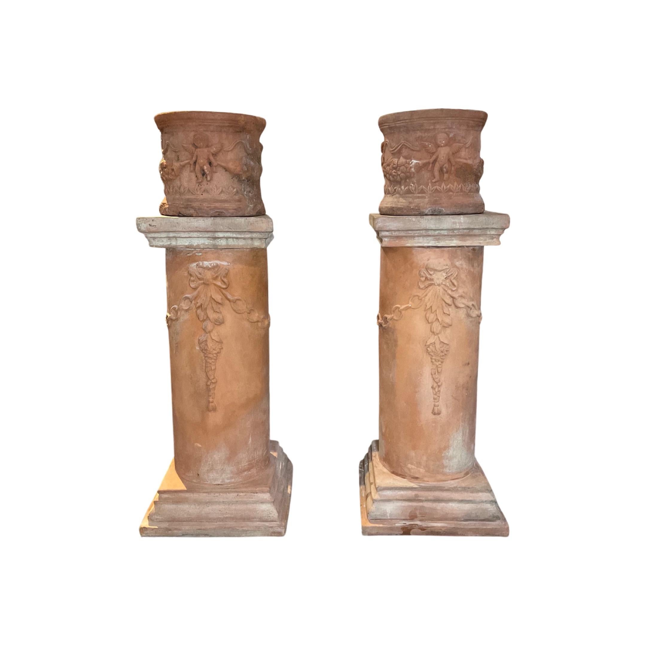 English Terracotta Planters For Sale 1