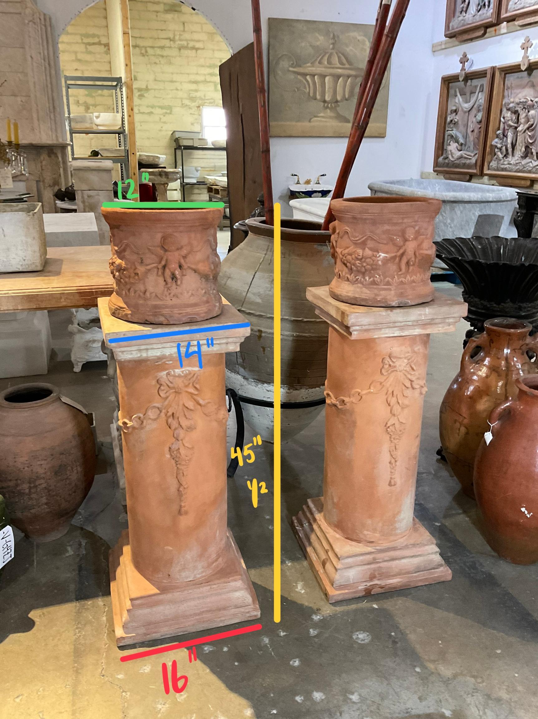 English Terracotta Planters For Sale 3
