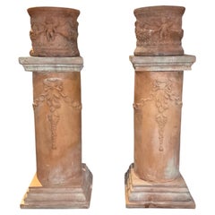 Used English Terracotta Planters