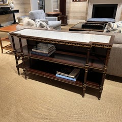 English Three Tier Console Table