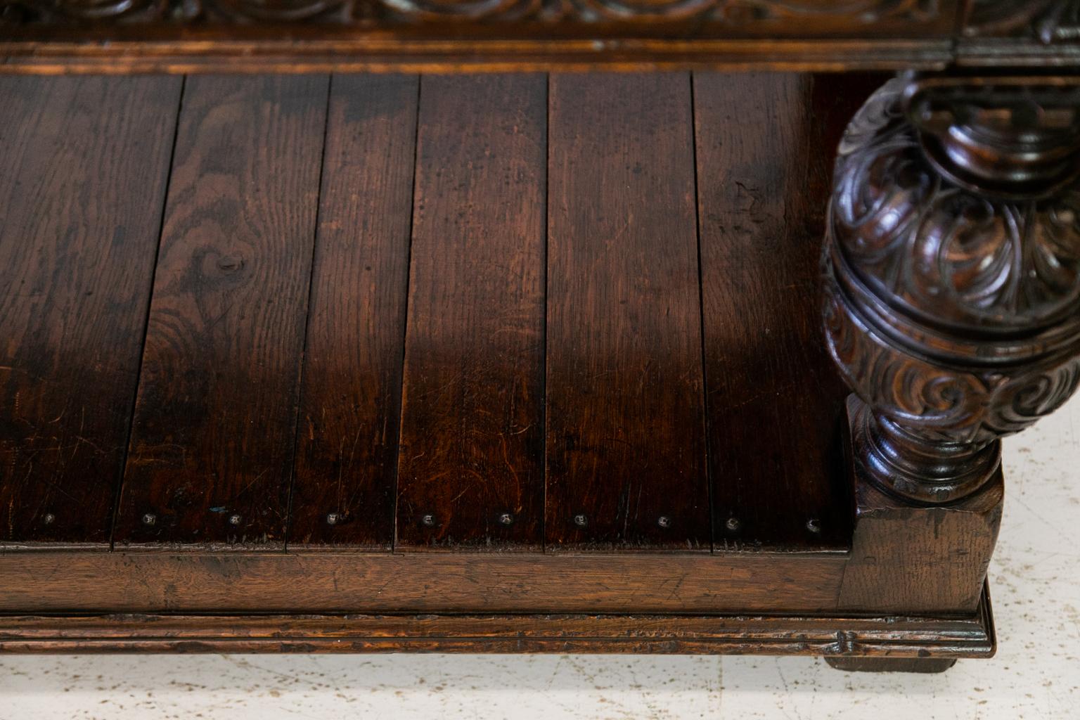 Oak English Three Tiered Court Server For Sale