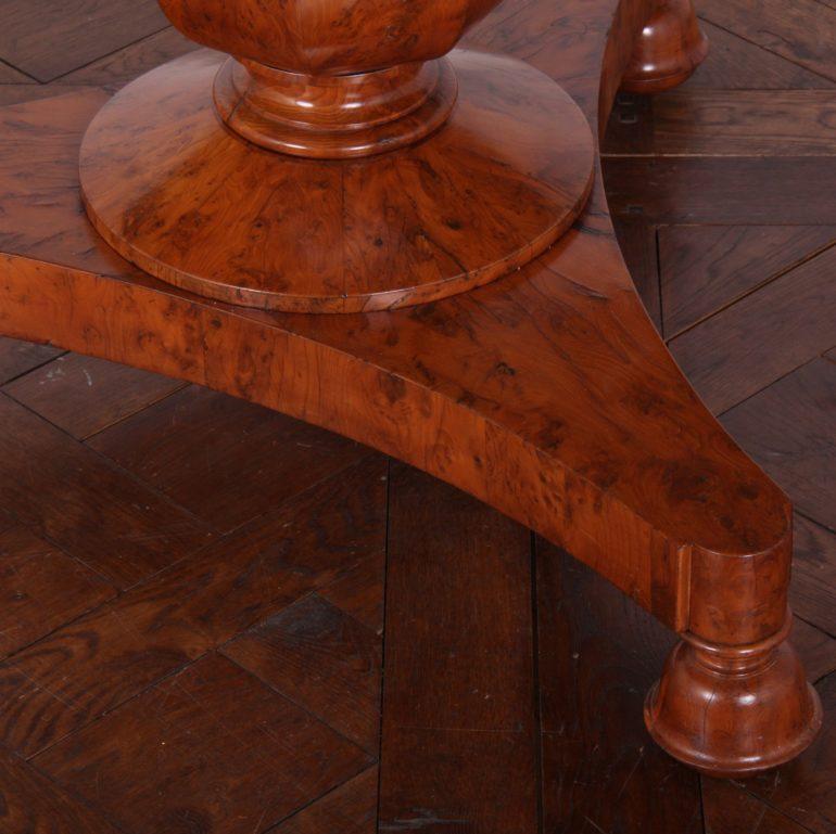 Yew English Tilt-Top Centre Table 