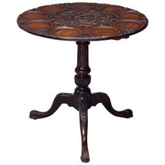Antique English Tilt-Top Supper Table of Mahogany