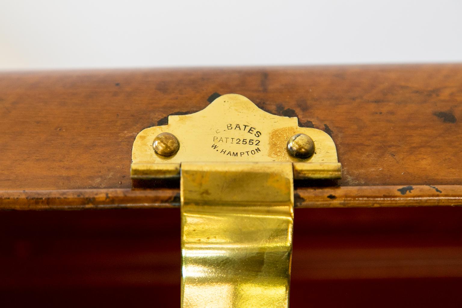 English Tin Travel Trunk at 1stDibs tin trunks