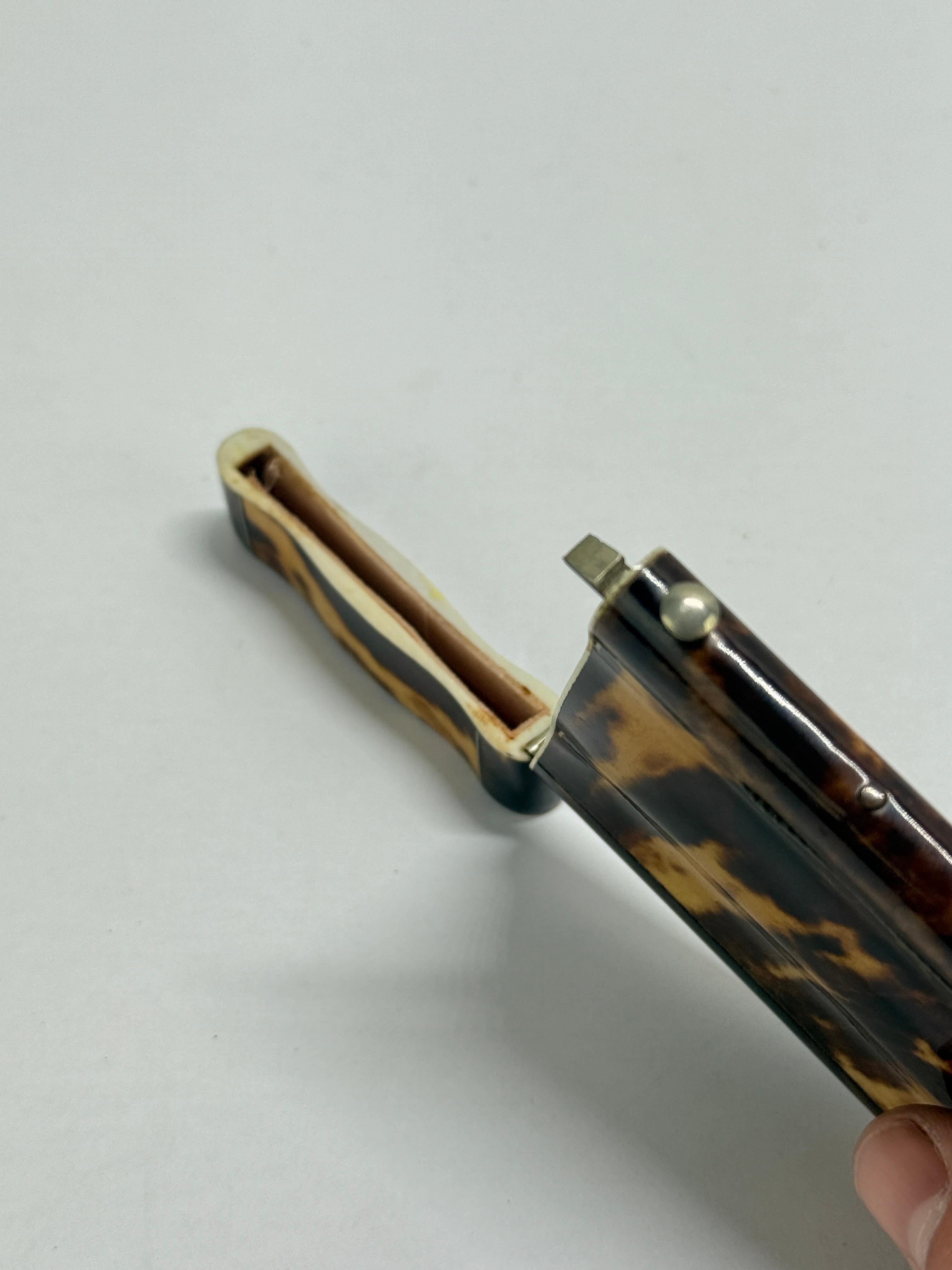 English Tortoiseshell and Silver Mounted Card Case, Circa 1830 For Sale 1