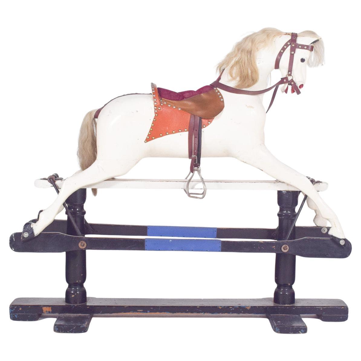 English Toy Horse in Painted Wood For Sale