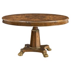 English Traditional Round Dining Table