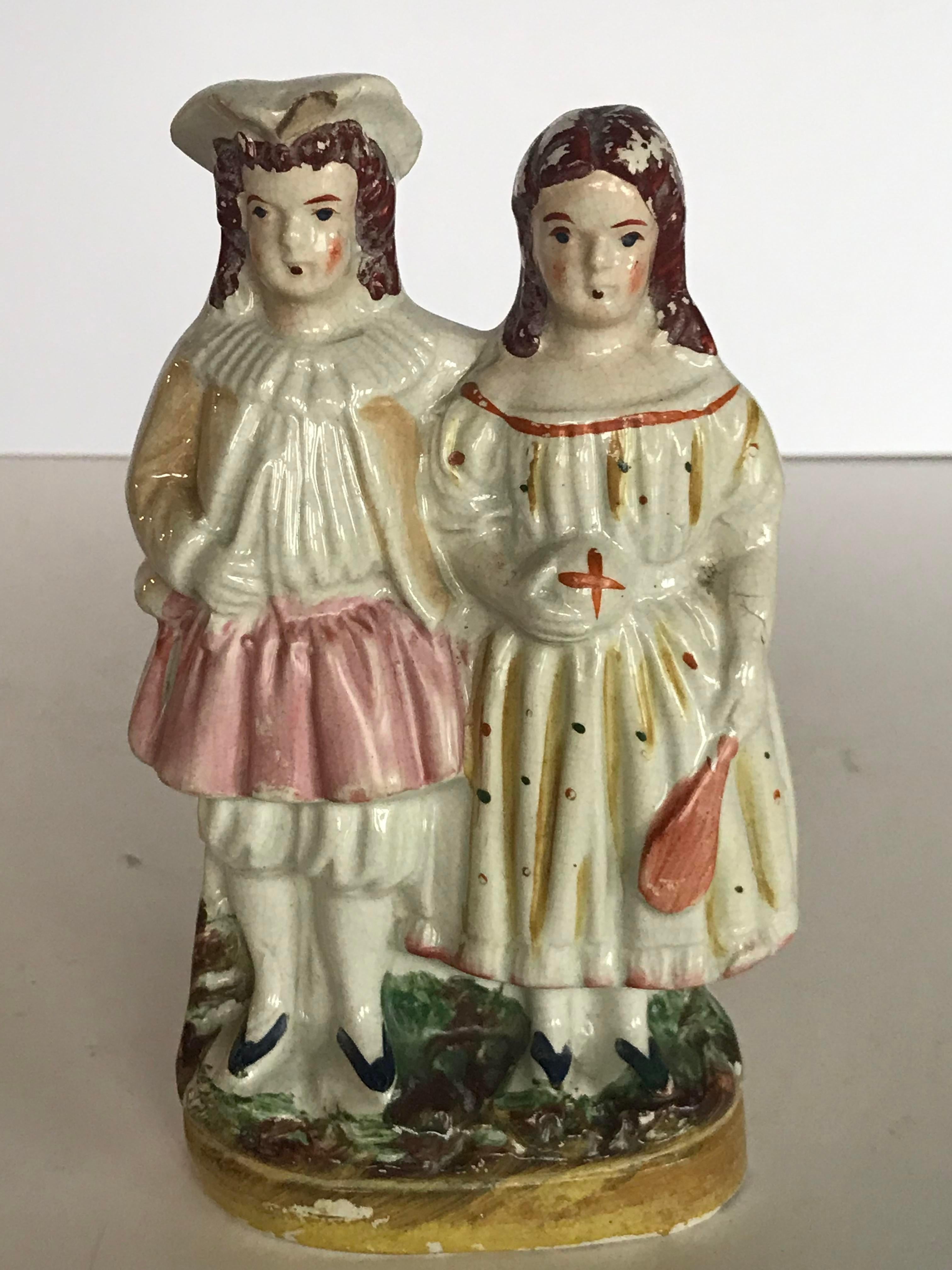 British English Traditional Staffordshire Figurine For Sale