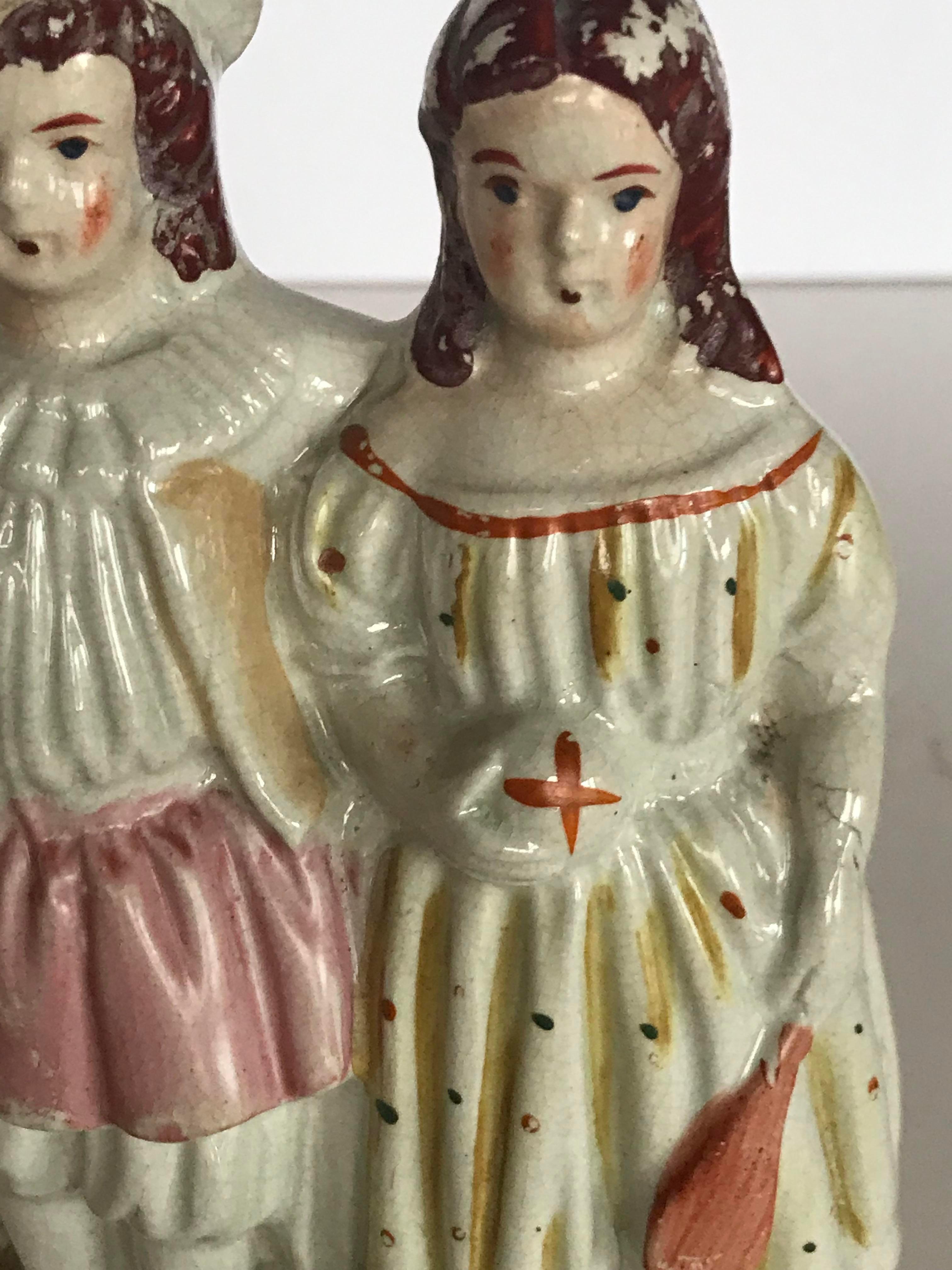 19th Century English Traditional Staffordshire Figurine For Sale