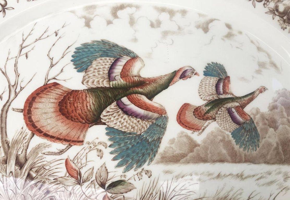 Bandeja grande para pavos, Flying Turkeys de Johnson Brothers Inglés en venta