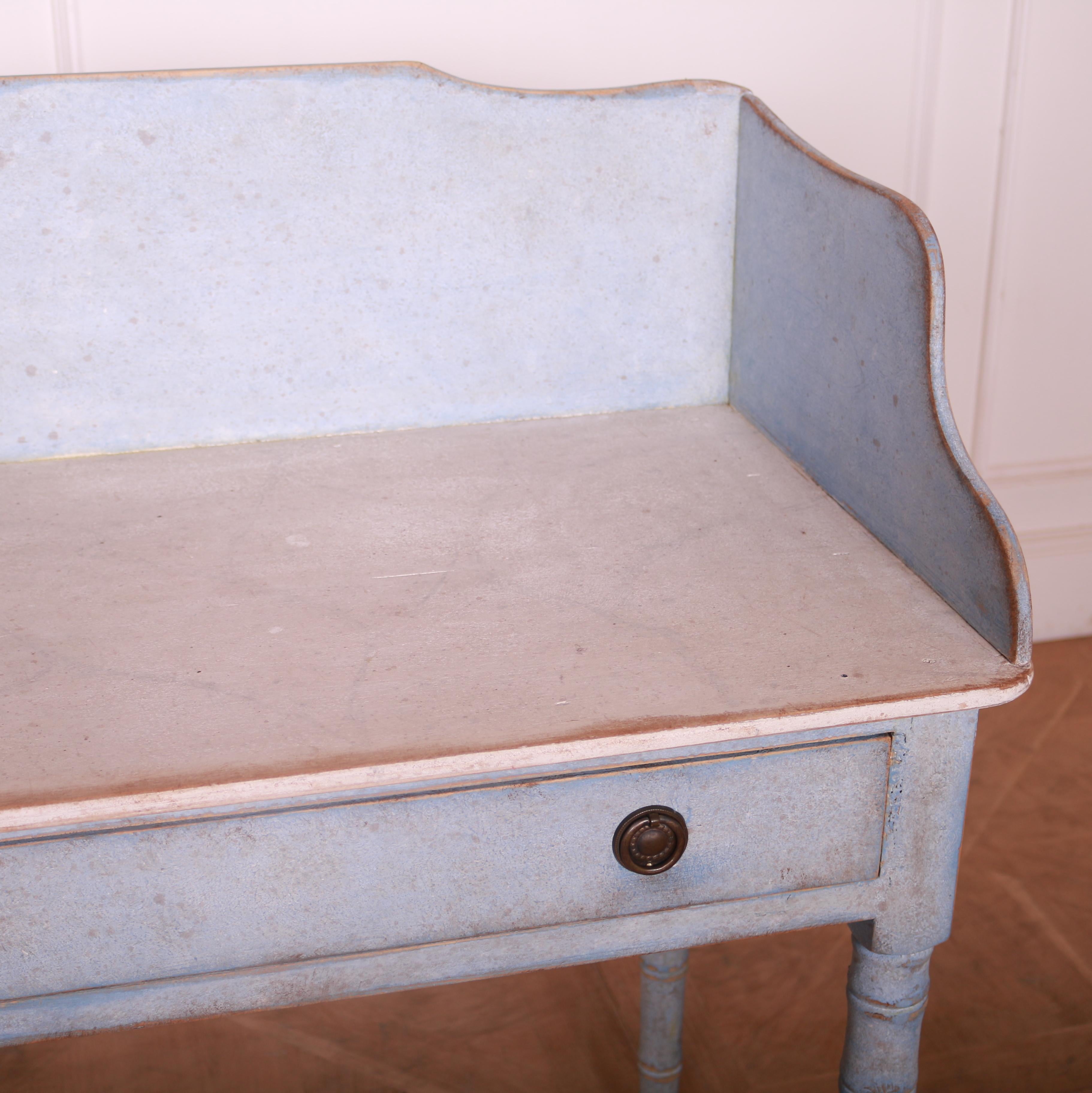 English Tray Back Side Table For Sale 1
