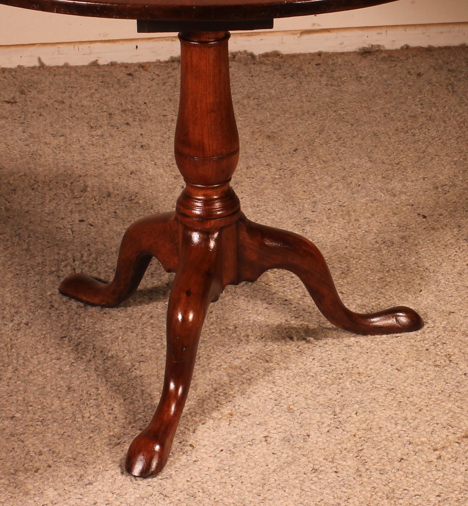 Regency Table tripode anglaise avec mécanisme datant d'environ 1800 en vente